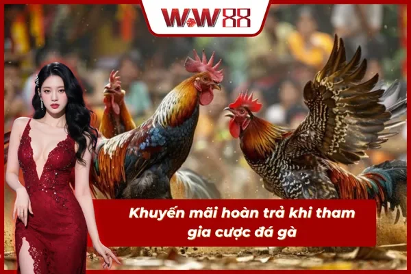 Hoàn trả cược dành cho người chơi tham gia cược chiến kê